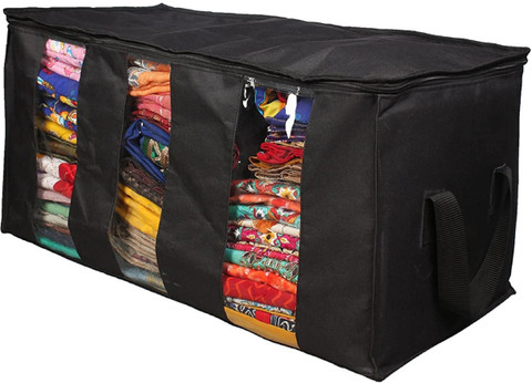 Srajanaa Cloth Storage Bag Saree Cover Storage Bag Big for Clothes