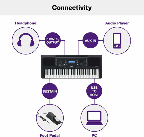 YAMAHA PSR E373 Digital Portable Keyboard