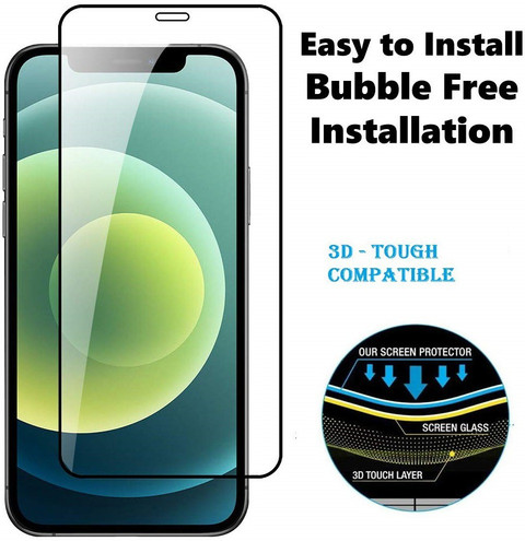 Rhino Armour Edge To Edge Tempered Glass for Apple iPhone 12, Apple iPhone  12 Pro