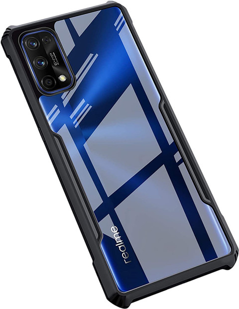 ELEF Back Cover for Realme X7 Max Hybrid TPU PC Transparent Back
