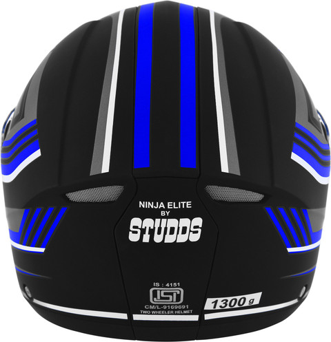 STUDDS NINJA ELITE SUPER D1 FULL FACE N1 L Motorbike Helmet