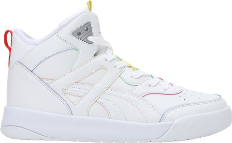 puma backcourt mid white