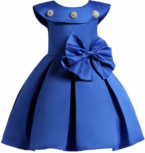 Wow princess Girls Midi/Knee Length Casual Dress Price in India - Buy Wow  princess Girls Midi/Knee Length Casual Dress online at Flipkart.com