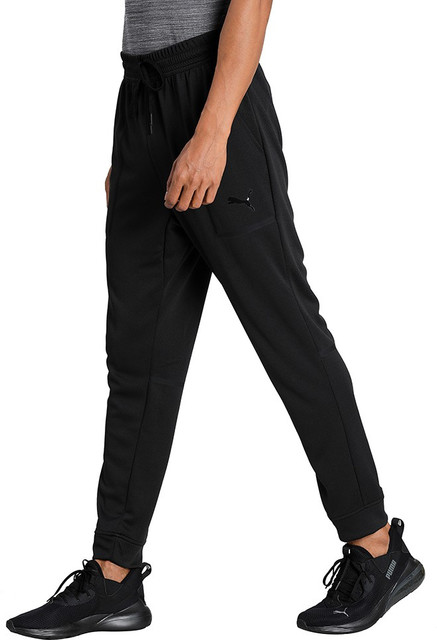 PUMA TRAIN TECH KNIT JOGGER Solid Men Black Track Pants Buy PUMA