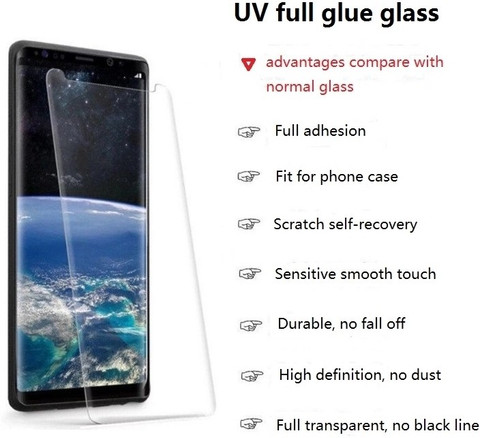 CELLSHIELD Edge To Edge Tempered Glass for Oneplus Pro, UV GLASS