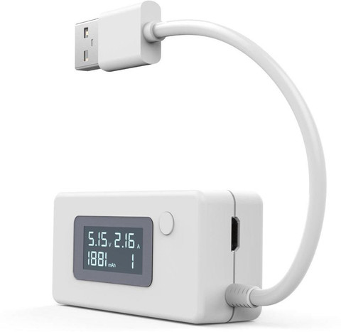 electrolight Mini Portable LCD Digital 30V USB Charger