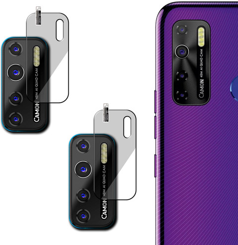 MOBIHOUSE Back Camera Lens Glass Protector for Tecno Camon 15