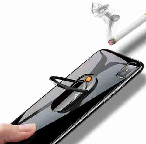 imad RING LIGHTER Metal Phone Ring Stand Holder Cellphone Finger Grip 360  Degree Rotation Cool Lighter Cigarette Lighter Price in India