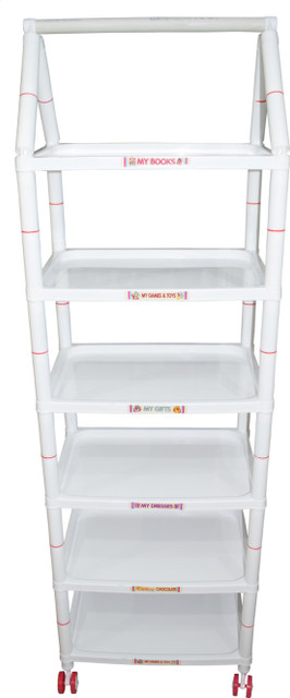 FLIPZON XL Multipurpose 6 Shelve PVC Collapsible Wardrobe Price in