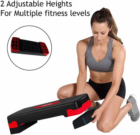 FirstFit Exercise Step Platform Aerobic Stepper Fitness Workout
