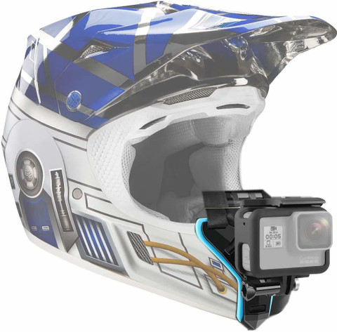 MOTO CARE Helmet Strap Mount Front Chin Mount for GoPro Hero Black,  8,7,6, Hero Session and for Other Similar Action Camera Helmet Mount