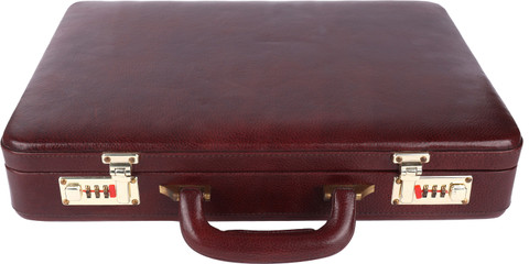 india leather Genuine Leather Brown briefcase/ Attaché case with  combination locks Large Briefcase For Men Women