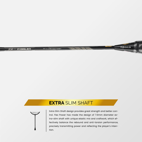 ひーとら　ロケット Apacs Z-Ziggler Lite (76g, 33 LBS) Unstrung Badminton