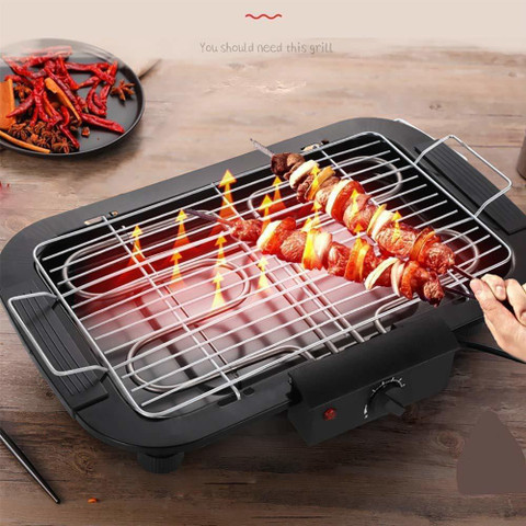 Friza ChromiumPlatedBarbecueGrillNetBasketWithWoodenHandle Electric Grill