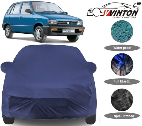 V VINTON Car Cover For Maruti Suzuki 800 (With Mirror Pockets