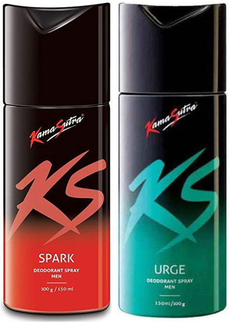 Kamasutra One SPARK and One URGE Deodorant Spray For Men