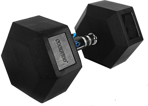 COCKATOO RUBBER HEX DUMMBBELLS KG Fixed Weight Dumbbell Buy