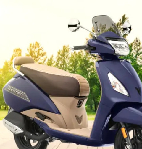 Venues Tvs Jupiter bs6 Single Bike Seat Cover For TVS Jupiter