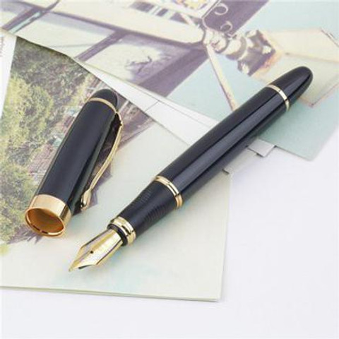 Gold Leaf JINHAO X450 Black Fountain pen, Luxury Designed Fountain