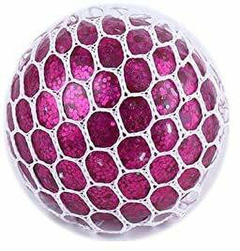MON N MOL TOY Large Glitter Squishy Mesh Stress Relief Balls for