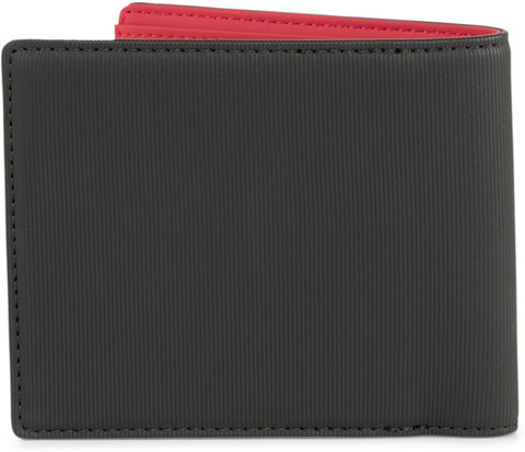 PUMA Men Black Artificial Leather Wallet Black Price in India