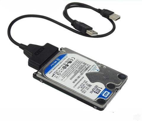 Frackson SATA 22P Hard Drive Adapter Cable Converter USB to  (Laptop Only) USB Cable