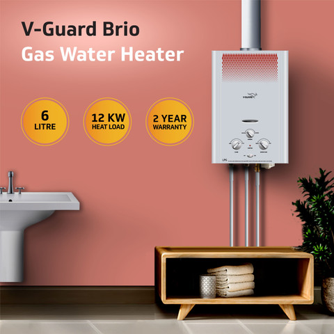 V-Guard Brio L L Gas Water Geyser Price in India Buy V-Guard