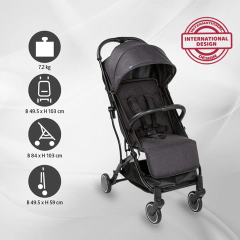 Chicco TrolleyMe Stroller Stone for Newborn Babies and Toddlers