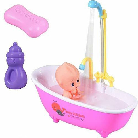 Doll Accessories Baby Toy Bath Tub Nilzone Newborn Baby Bath Time