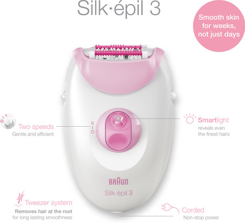 Braun Silk-epil 3-270,Epilator for Long-Lasting Hair Removal from - Main Image