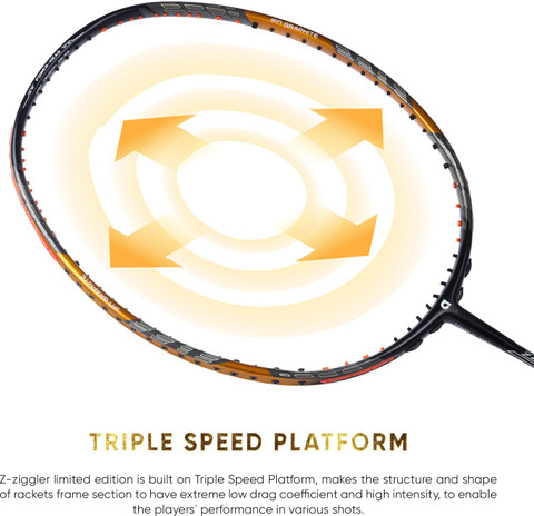 apacs Z-Ziggler Limited Edition (38 LBS) Black, Gold Unstrung