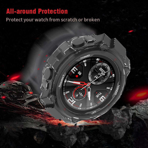 VOLMERE Front and Back Screen Guard for Amazfit T Rex/Amazfit T