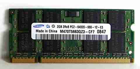 Samsung 800mhz So-dimm DDR2 GB Laptop (2gb Pc2-6400 Ddr2 800mhz