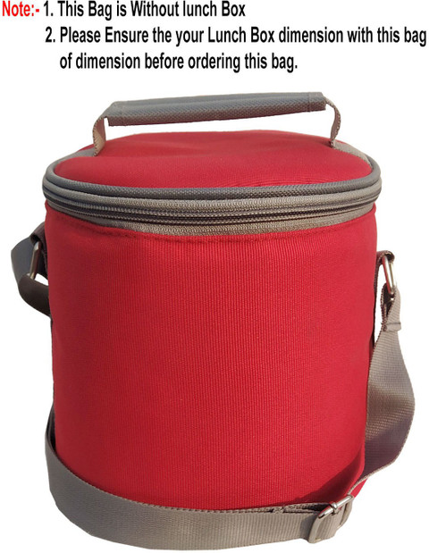 Aafeen Red Office Use Tiffin Bag Waterproof Lunch Bag