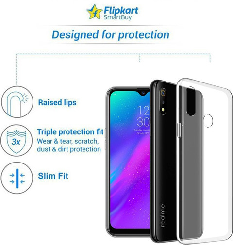 Flipkart SmartBuy Back Cover for Realme 3, Realme 3i Flipkart