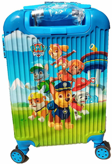 D's PARADISE Kids Paw Patrol 20 Inch boys polycarbonate suitcase
