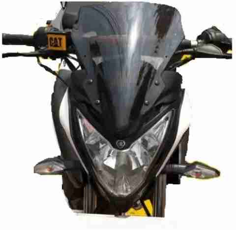 Sms traders Tinted Black Uni Visor Bike Headlight Visor Price in