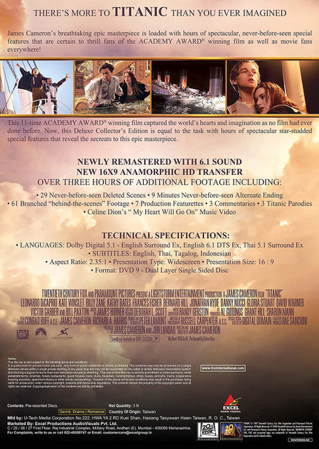 Titanic Deluxe Collector's Edition (3-Disc Set) (Region 3)