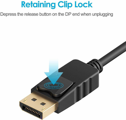 ULTRABYTES HDMI Adapter m DisplayPort (DP) Male to HDMI
