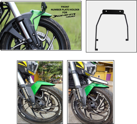 P A DOMINAR FRONT NUMBER PLATE HOLDER Bike Number Plate Price in