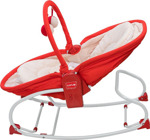 LuvLap in Baby Rocker Napper Chair, with Musical Vibrations