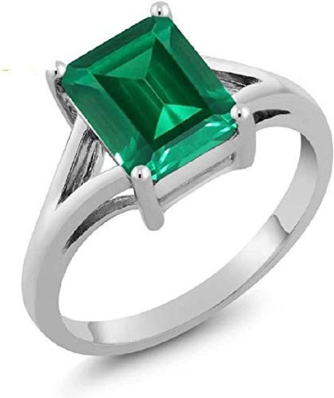 KUNDLI GEMS Emerald Ring Natural stone Precious Panna Certified