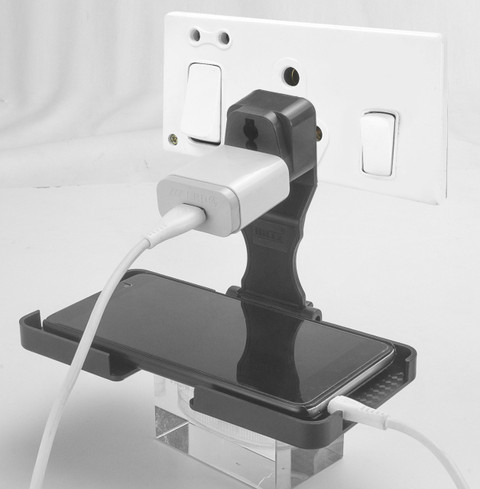 WOWSOME Multi-Purpose Wall Holder Stand for Charging Mobile Just