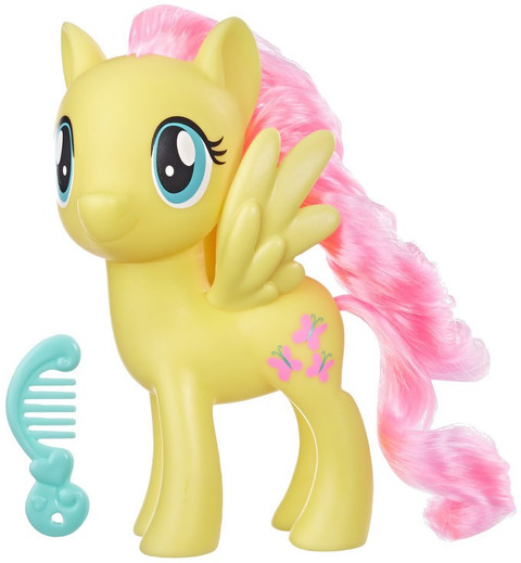 MY LITTLE PONY Toy 6-Inch Fluttershy, Yellow Pony Figure with Rooted Hair  and Comb, for Kids Ages Years Old Up