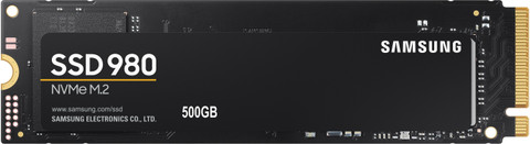 Samsung 980 500 GB Laptop, Desktop Black PCIe NVMe Internal Solid