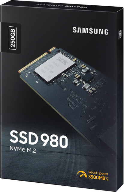 Samsung 980 250 GB Laptop, Desktop Black PCIe NVMe Internal Solid