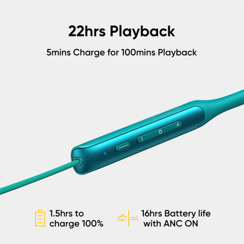 realme Buds Wireless Pro with Active Noise Cancellation (ANC