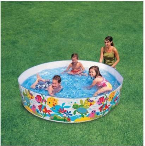 SIDOE Rubber Plastic Small Size Swimming Pool for Children, Diameter Feet