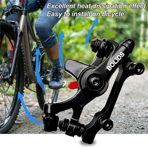 SHIVEXIM Front/ Rear Disc Brake MTB Mountain Bicycle Mechanical Caliper  Alloy Brake Disk Bicycle Brake Disk
