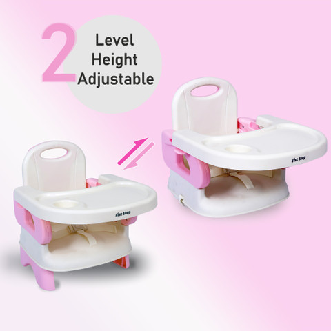 1st Step in Booster Seat Cum Feeding Chair With Level Height